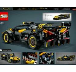 Lego technic 42151 bugatti bolide, kit macchina giocattolo, modellino auto supercar, giochi per bambini, idee regalo><noscript><img width=