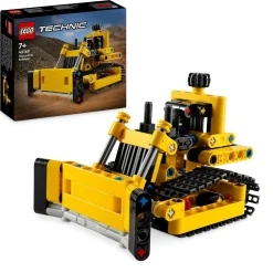 Lego technic 42163 bulldozer da cantiere, giochi per bambini e bambine di 7+ anni, regalo per amanti dei veicoli giocattolo> Mattoncini