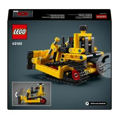 Lego technic 42163 bulldozer da cantiere, giochi per bambini e bambine di 7+ anni, regalo per amanti dei veicoli giocattolo><noscript><img width=