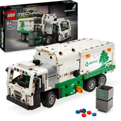 Lego technic 42167 camion della spazzatura mack lr electric, veicolo giocattolo raccolta rifiuti, gioco per bambini 8+ anni> Costruzioni Per Adulti|Mattoncini