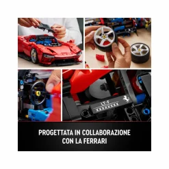 Lego technic 42143 ferrari daytona sp3, modellino auto da costruire supercar scala 1:8, set collezione adulti, idea regalo><noscript><img width=
