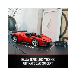 Lego technic 42143 ferrari daytona sp3, modellino auto da costruire supercar scala 1:8, set collezione adulti, idea regalo><noscript><img width=