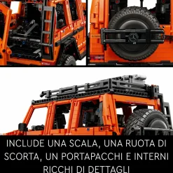 Lego technic 42177 mercedes-benz g 500 professional line, modellino di auto fuoristrada 4x4 da costruire, regalo per adulti><noscript><img width=