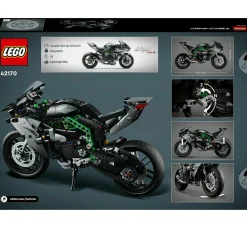 Lego technic 42170 motocicletta kawasaki ninja h2r, giochi per bambini 10+, modellino di moto giocattolo in scala da costruire><noscript><img width=