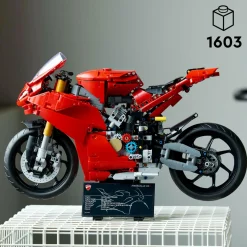 LEGO TECHNIC 42202 motocicletta ducati panigale v4 s, modello per adulti da collezione, idea regalo uomo o donna fan delle moto><noscript><img width=