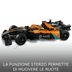 Lego technic 42169 neom mclaren formula e race car, macchina giocattolo per bambini 9+, modellino di auto f1 da costruire><noscript><img width=