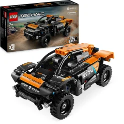 Lego technic 42166 neom mclaren extreme e race car, macchina giocattolo con funzione pull-back, giochi per bambini di 7+ anni> Mattoncini