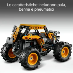 LEGO TECHNIC 42199 pull-back monster jam digatron, monster truck giocattolo da costruire, giochi bambini 7+, regalo fan veicoli><noscript><img width=