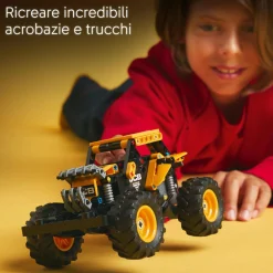 LEGO TECHNIC 42199 pull-back monster jam digatron, monster truck giocattolo da costruire, giochi bambini 7+, regalo fan veicoli><noscript><img width=
