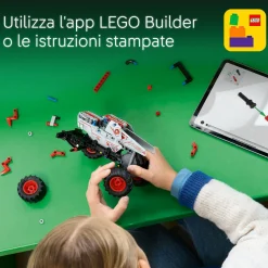 LEGO TECHNIC 42200 pull-back thunderroarus, monster truck giocattolo da costruire, giochi bambini 7+, regalo fan monster jam><noscript><img width=