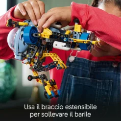 LEGO TECHNIC 42201 sottomarino per esplorazioni abissali, giocattolo con eliche mobili e cabina apribile, giochi bambini 9+><noscript><img width=