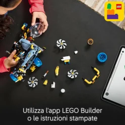 LEGO TECHNIC 42201 sottomarino per esplorazioni abissali, giocattolo con eliche mobili e cabina apribile, giochi bambini 9+><noscript><img width=