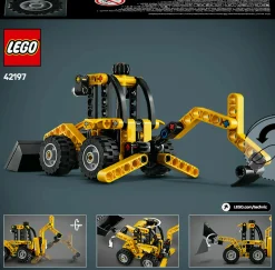 LEGO TECHNIC scavatrice a cucchiaia rovescia, giochi per bambini 7+, veicolo con escavatore posteriore, pala e stabilizzatori><noscript><img width=