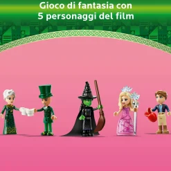 Lego wicked 75684 benvenuti nella città di smeraldo, gioco da collezione per bambini 9+ con torre giocattolo e 5 personaggi> Mattoncini