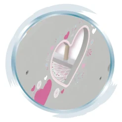 LOVE BEBE' Lettino per bambole con base basculante e copertina coordinata – love bebé><noscript><img width=