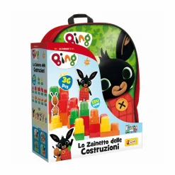 BING Lisciani – zainetto costruzioni baby rosso> Primi Apprendimenti