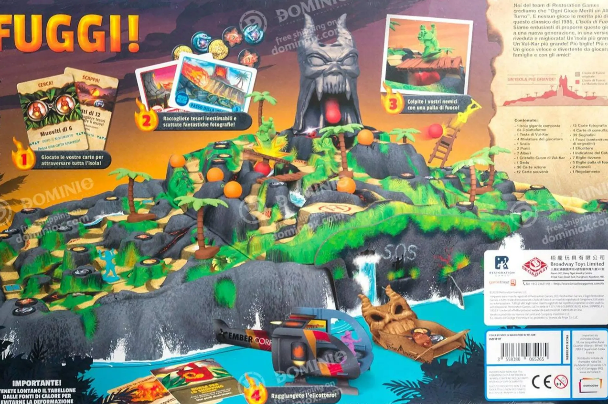 ASMODEE L’isola di fuoco> Giochi Da Tavolo Per Adulti E Carte Collezionabili|Giochi In Scatola Per Famiglia