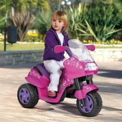 Peg Perego Little singer – – moto elettrica a batteria ricaricabile da 6v> Cavalcabili Elettrici