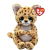 TY Lloyd il leopardo con gli occhioni verdi glitter, i coccolosi animaletti di peluche con il pancino morbido originali – 20 cm – t41282> Peluche Tradizionali