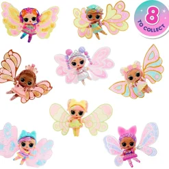 L.O.L SURPRISE L.o.l. surprise! fairies tots – include 1 bambola, confezione sorpresa, 8 bambole da collezionare, ali da fata personalizzabili><noscript><img width=