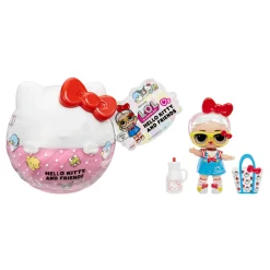 LOL L.o.l. surprise! loves hello kitty and friends – 1 bambola singola assortita con 7 sorprese,  8 bambole in edizione limitata da collezionare> Mini Dolls