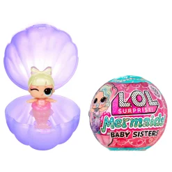 LOL surprise! mermaids baby sisters con coda cambia colore> Mini Dolls
