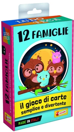 LISCIANI Ludoteca le carte dei bambini le allegre famiglie> Giochi Di Società Per Bambini