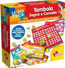 LISCIANI Ludoteca tombola segna e cancella> Giochi In Scatola Per Famiglia