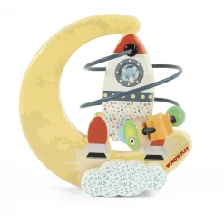 WOOD 'N' PLAY Luna con labirinto in legno – wood “n” play> Giochi Di Imitazione In Legno