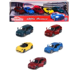 MAJORETTE – giftpack alfa romeo, 5 modelli esclusivi in metallo pressofuso, sistema a ruota libera, parti apribili> Droni E Modellini Auto|Modellini Veicoli In Scala