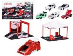 MAJORETTE – porsche racing tent, tenda racing> Droni E Modellini Auto|Modellini Veicoli In Scala