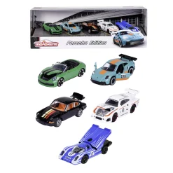 MAJORETTE porsche giftpack con 5 modellini in scala 1:64> Droni E Modellini Auto|Garage E Circuiti