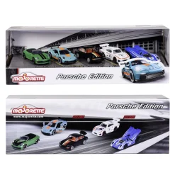 MAJORETTE porsche giftpack con 5 modellini in scala 1:64> Droni E Modellini Auto|Garage E Circuiti