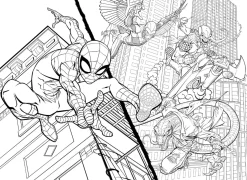 LISCIANI Marvel puzzle maxifloor 4 x 48  spiderman> Puzzle Per Bambini