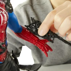 Spiderman Marvel spider-man venomversus action figure liquid shifter 27 cm con accessori, trasformazione simbionte, gioco creativo per bambini 4+><noscript><img width=