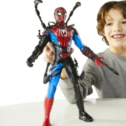 Spiderman Marvel spider-man venomversus action figure liquid shifter 27 cm con accessori, trasformazione simbionte, gioco creativo per bambini 4+><noscript><img width=