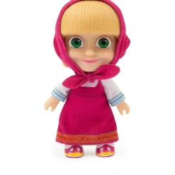 MASHA & ORSO Masha e orso – bambola masha 12 cm con vestito e capelli rimovibili – 3 bustine sorpresa e accessori per trasformazione in fata – dai 3 anni> Mini Dolls