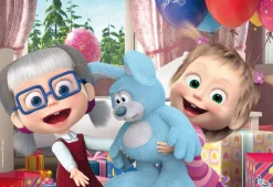 LISCIANI Masha puzzle maxifloor 2 x 12 – giochiamo ancora!> Puzzle Per Bambini