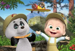 LISCIANI Masha puzzle maxifloor 2 x 12 – giochiamo ancora!><noscript><img width=