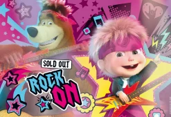 LISCIANI Masha puzzle maxifloor 2 x 12 – facciamo festa!><noscript><img width=