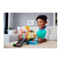 Cars Mattel – autolavaggio corsa cambia colore, playset disney pixar con rampa e vasca> Garage E Circuiti