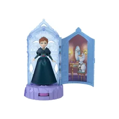 Frozen Mattel disney – castello di ghiaccio, mini playset ispirato al film con bambola e sorpresa rotante incluse><noscript><img width=