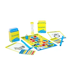 PICTIONARY Mattel games – , con indizi in italiano, pennarelli cancellabili, lavagnette e clessidra> Giochi In Scatola Per Famiglia