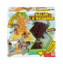 MATTEL GAMES – salva le scimmie, gioco in scatola per 2-4 giocatori><noscript><img width=