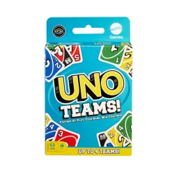 UNO Mattel games – teams, versione a squadre, regole speciali e nuove carte squadra jolly> Giochi Di Carte