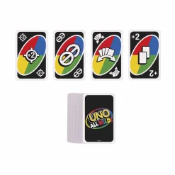 MATTEL GAMES , uno all wild, gioco di carte per famiglie e bambini 7+ anni, hhl33><noscript><img width=