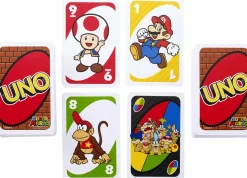 MATTEL GAMES -uno gioco di carte versione super mario bros, 7+ anni> Giochi Di Carte