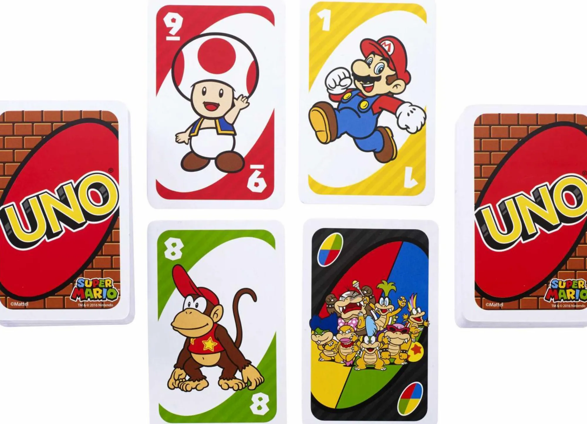 MATTEL GAMES -uno gioco di carte versione super mario bros, 7+ anni> Giochi Di Carte