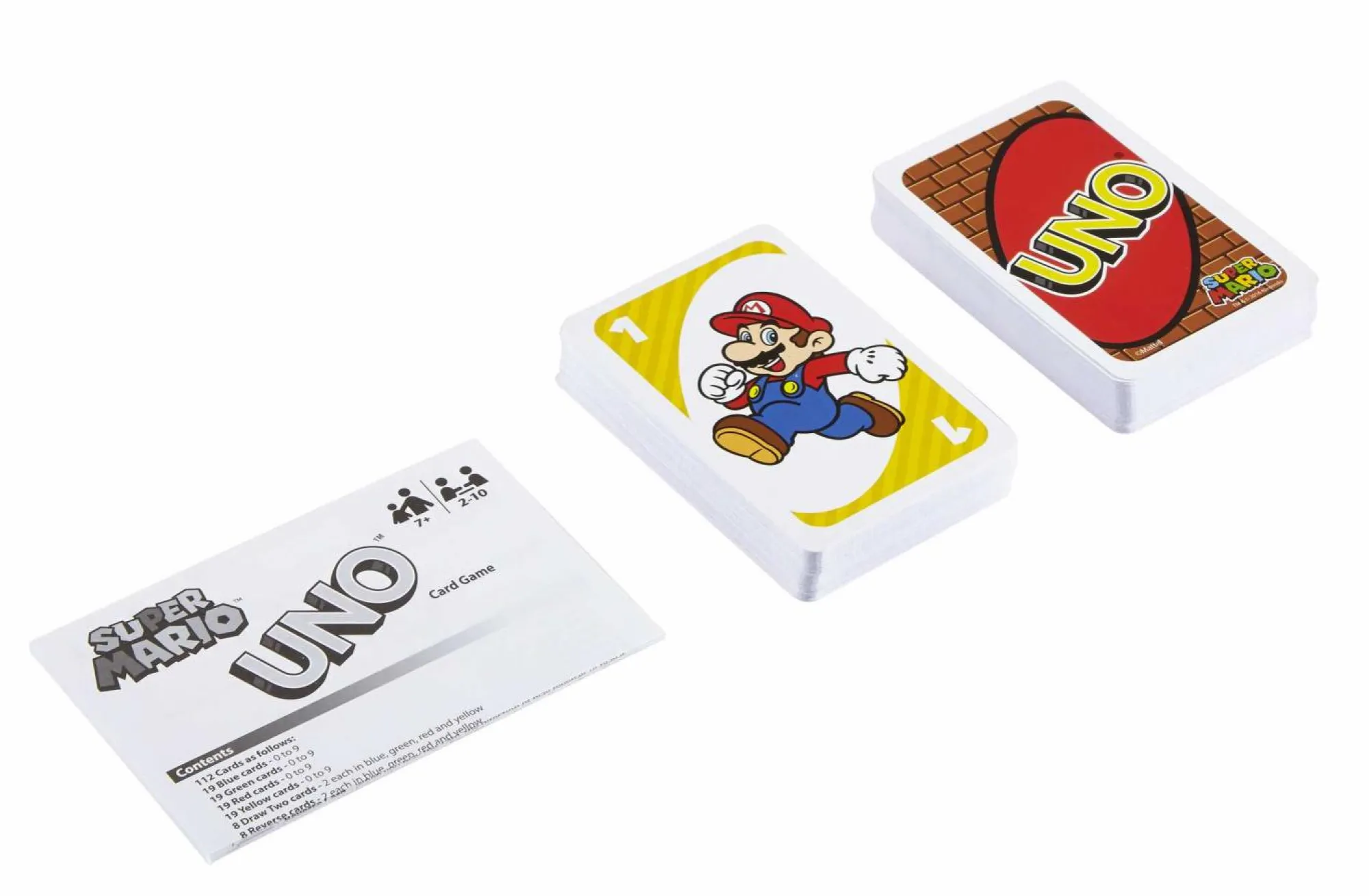 MATTEL GAMES -uno gioco di carte versione super mario bros, 7+ anni> Giochi Di Carte