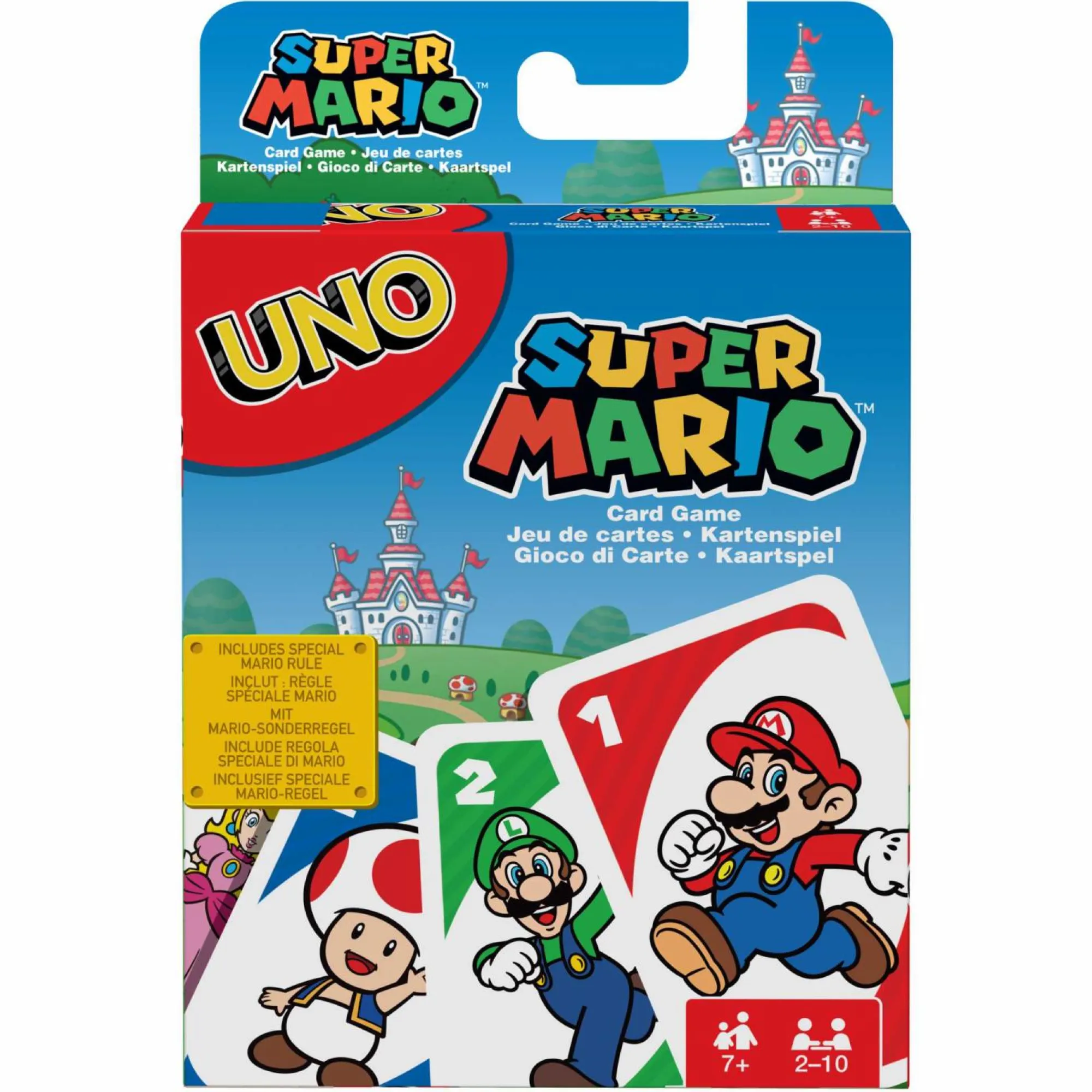 MATTEL GAMES -uno gioco di carte versione super mario bros, 7+ anni> Giochi Di Carte